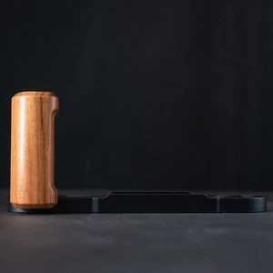 Wood Camera Hand Grip Alloy Baseplate For Leica M7 M6 M4 M3 M2 MMP Handle Holder - Foto 1 di 24