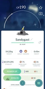 Shiny Sandygast ✨Pokemon Trade Go ✨ - Foto 1 di 2