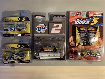 ACTION/WINNERS CIRCLE/MOTORSPORTS AUTHENTIC Kyle Busch NASCAR 1:64 Diecast 2006 - 2014 - You Pick Your Raced Version
