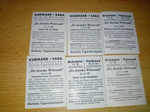 Zigarettenbilder Fehlbild gesucht ? Deutsche Wehrmacht - Bild 1 von 2