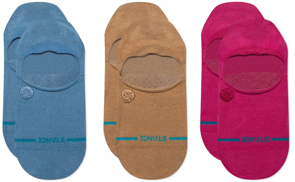 NUEVO Calcetines Stance Para Mujer Informales Icono No Show Altura Pequeños 5-7.5 (Paquete de 3) Foto 1 de 1