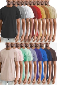 Camiseta clásica para hombre liso dobladillo redondo vieira vieira S-2XL - Imagen 1 de 56