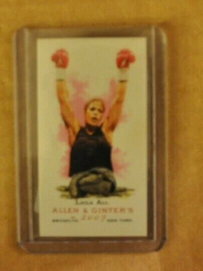 2007 Allen & Ginter Laila Ali mini SP rookie - Image 1 of 1