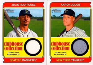 2023 Topps Heritage Clubhouse Collection Gu Jersey Bat Relic - You Pick For Set