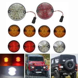 10x Complete LED Light Lamp Upgrade Kit 73mm/95mm For Land Rover 90/110 Defender - Picture 1 of 12