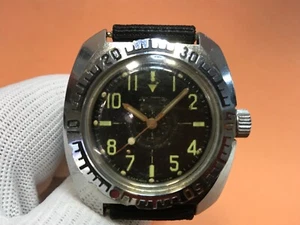 VOSTOK AMPHIBIA Men's Wrist Watch Mechanical 2409 A Antimagnetic 200 m - Picture 1 of 12