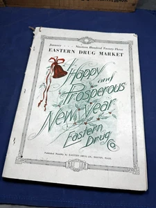 Eastern Drug Co. Boston 1923 CATÁLOGO DE PRECIOS con anuncios, Early GRAND Pharma - Imagen 1 de 24