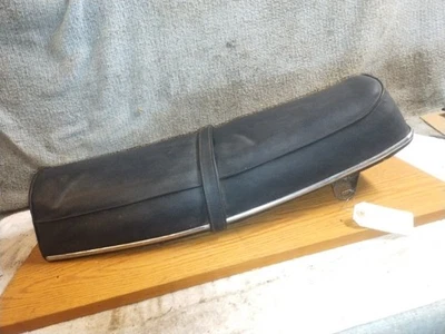 Yamaha YDS3 YDS3C Complete Seat OEM RED Original Cover Foam Pan - Image 1 of 4