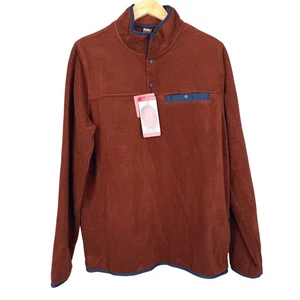 32 DEGREES Men's Medium Quarter Snap Long Sleeve Pullover Cozy Fall NEW with Tag - Picture 1 of 6