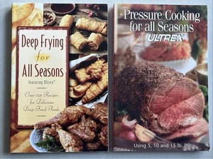 Ultrex Deep Frying for All Seasons & Pressure Cooking All Seasons Lot 2 Pb Books - Picture 1 of 9