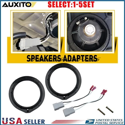 Placas adaptadoras de alto-falante de porta 6,5" e chicote de fios para HONDA Civic 2012-2019 1-5X - Imagem 1 de 2