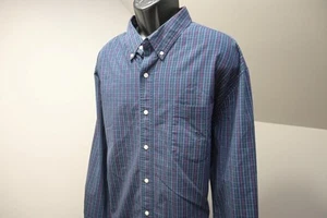 Chaps Ralph Lauren Dress Shirt Plaid Easy Care Mens Size 3XB 3XL Big - Picture 1 of 10