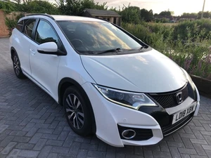 2018 18 REG HONDA CIVIC 1.6 DTEC SE +PLUS TOURER ESTATE 1P OWNER SERVICE HISTORY - Picture 1 of 24