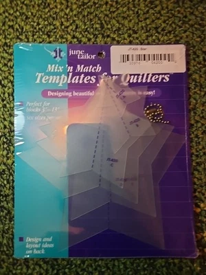 June Tailor Mix N Match Plantillas para Acolchas Acolchado Diseño Estrella Edredón Herramienta Foto 1 de 2