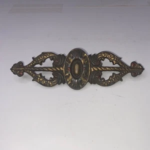 Outstanding Antique Art Deco 8 Inch Metal Curtain Rod Decoration - Picture 1 of 9