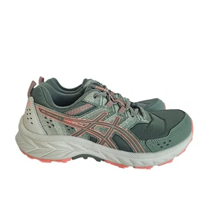 ASICS Gel Venture 9 Green Women’s 7.5 Running Shoes Sneakers - Picture 1 of 8