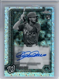 2025 Topps Chrome #RA-DC Dylan Crews Mini Diamond Rookie Autograph RC - Bild 1 von 2