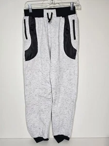Steve’s Jeans Men's Joggers Sweatpants Size 16 (XL) White/Black Zip Pockets - Picture 1 of 6