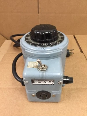 Transformador variable Superior Electric PowerStat 3PN116B 0-140V probado # Foto 1 de 4