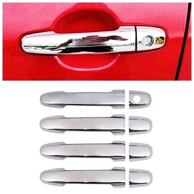 Cubierta de la manija de la puerta cromada 4 puertas S.STEEL DAIHATSU SIRION MATERIA TERIOS 2005-UP - Imagen 1 de 4