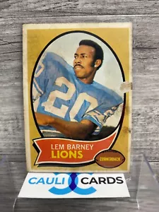 1970 Topps #75 Lem Barney - Picture 1 of 2