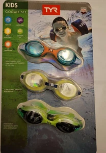 New TYR Kids  Swim Goggles Soft and Comfortable Anti-Fog UV Protect Latex Free - Picture 1 of 3