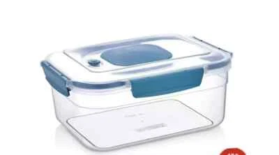 Vacuum Food Storage Container box with Lid in Blue - 650ml in Multiple Pcs - Image 1 of 4