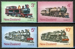 New Zealand 1973, Steam Locomotives set MNH, Mi 603-06 - Picture 1 of 1