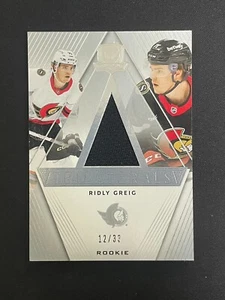 Ridly Greig 2023-24 Upper Deck The Cup /33 Jersey Trilaterals #TL-RG - Picture 1 of 2