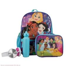 Disney Princess Kids' 16" Backpack Lunch Box Water Bottle Headphones