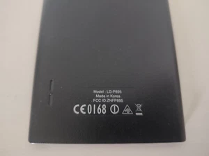 Originale LG Cover Della Batteria Per Lg P895 Optimus Vu – Black,Nero - Foto 1 di 3