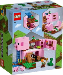 LEGO 21170 Minecraft Minifig-scale The Pig House Iconic Creeper Alex + Giant Pig - Picture 1 of 4