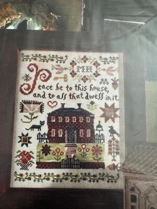 Birds Of A Feather Peace SAM107 Cross Stitch Pattern Chart - Picture 1 of 3