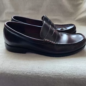 Rockport Penny Loafer Mens 10.5 W Burgundy Cordovan Slip On Shoes APM7438E - Picture 1 of 13