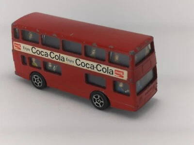 Vintage Corgi Juniors Red Daimler Fleetline Coca-Cola London Bus 1:64 Gt. Brit - Image 1 of 4