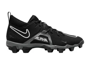 Nike Alpha Menace 3 Shark Mid Football Cleats CV0584-010 - Picture 1 of 11