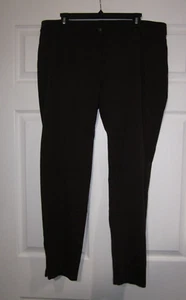 PANTALONI EILEEN FISHER MARRONI TAGLIA LARGE #551M - Foto 1 di 9