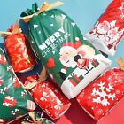 Santa Claus Elk Xmas Candy Bags Plastic Baking Packaging Snack Cookies Storage