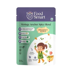 Feed Smart Moringa Pulver & Amchur Gewürzmischung mit Super Nährstoffen Drumstick - Bild 1 von 4