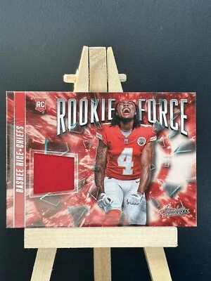 2023 Panini Absolute Football RASHEE RICE RC No. RF-17 ROOKIE FORCE JERSEY 🔥 - Image 1 of 2