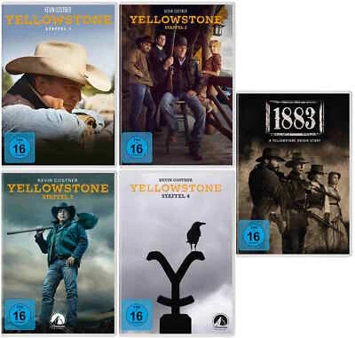 Yellowstone - Staffeln 1-4 + 1883: A Yellowstone Origin Story im Set # 21-DVD