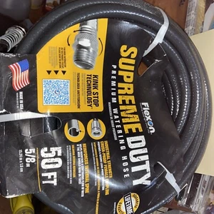 Flexon Supreme Duty Premium Watering Hose 50ft. 5/8 Inch - Picture 1 of 3