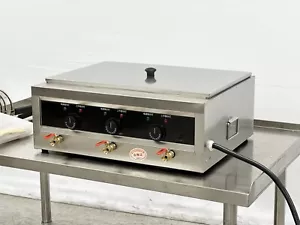 NEW 6 Basket Electric Noodle Pasta Ramen Cooker Stainless Steel 220V Plug - Picture 1 of 6