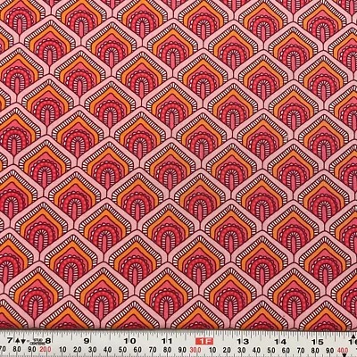 Andie Hanna Fields of Joy Scallops Hobby Lobby 2017 Cotton by the HALF YARD - Image 1 of 2