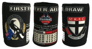 89589 FIRST EVER DRAW 2010 GRAND FINAL COLLINGWOOD VS ST KILDA CAN COOLER STUBBY - Picture 1 of 1