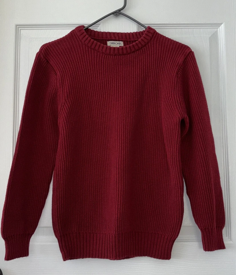 Cherokee Red Sweater Boys Large 12/14 - Image 1 of 4
