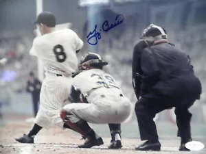 Fotografía firmada autografiada por Yogi Berra de los Yankees de Nueva York 11X14 JSA - Imagen 1 de 4