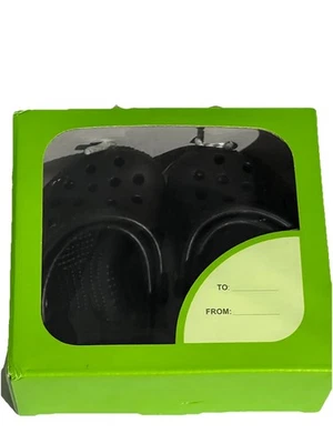 Tamanco Crocs Classic Littles preto 11441-001 sapatos bebê criança tamanho 2C novo em folha! - Imagem 1 de 4