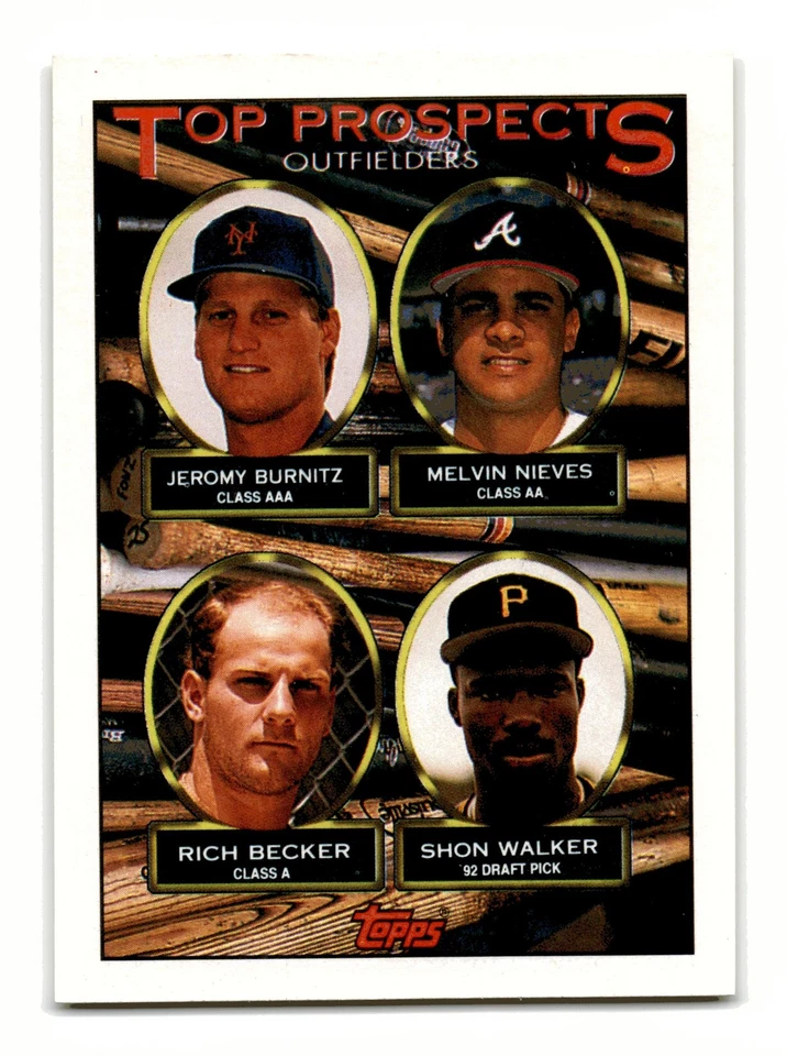 Jeromy Burnitz 1993 Topps Inaugural Marlins Top Prospects #658 Mets NM-MINT - Image 1 of 2