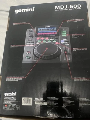 Gemini MDJ-600 Professional DJ Audio Equipment  - Image 1 of 4